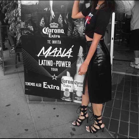 ✖️SOLD✖️Black lace-up heels - Picture 5 of 6